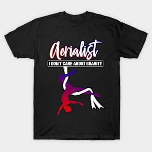 Aerial Acrobatics Silk Scarves Dancers T-Shirt